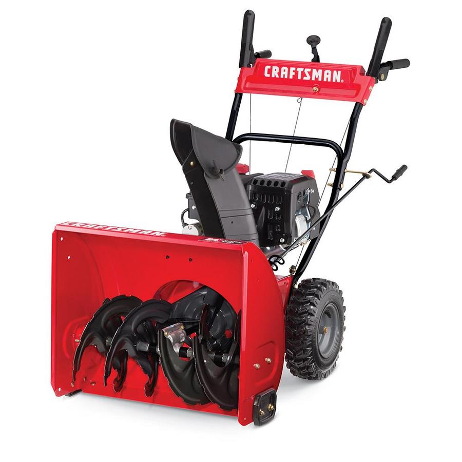 CRAFTSMAN SB410 24in 208cc TwoStage SelfPropelled Gas Snow Blower