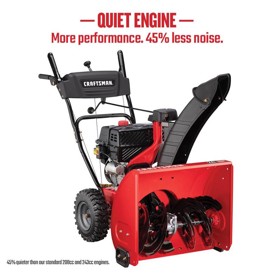 CRAFTSMAN SB425 24in 208cc TwoStage SelfPropelled Gas Snow Blower