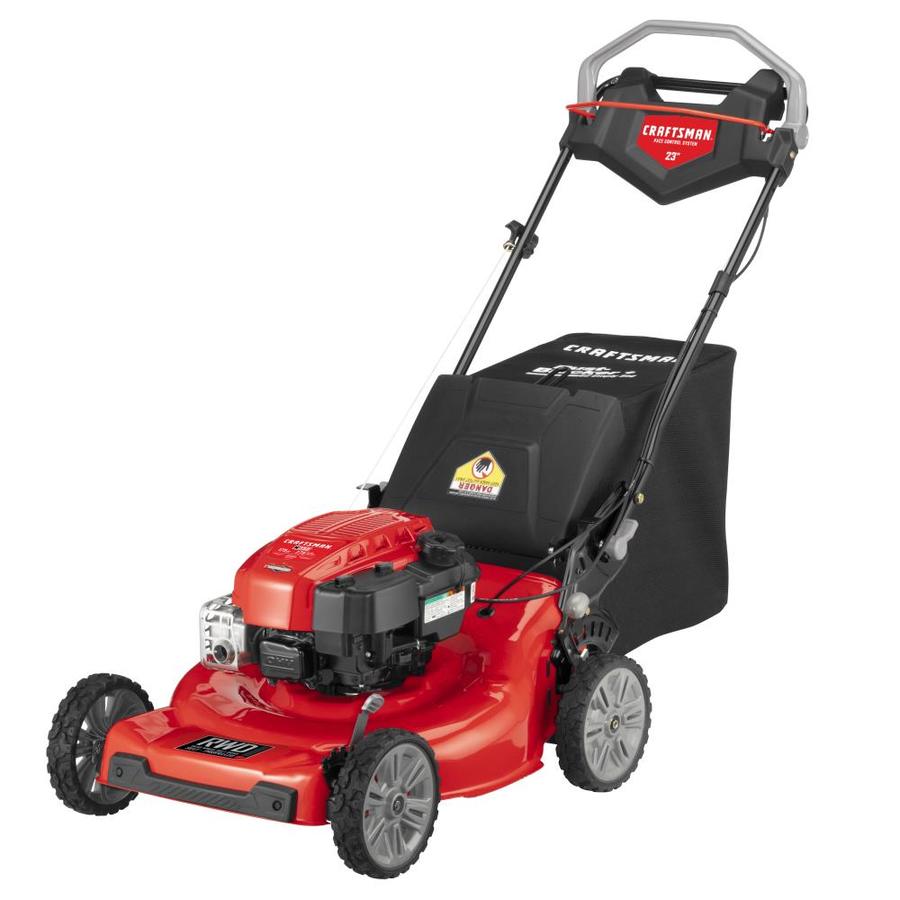 CRAFTSMAN M350 175cc 23in SelfPropelled Gas Push Lawn Mower with