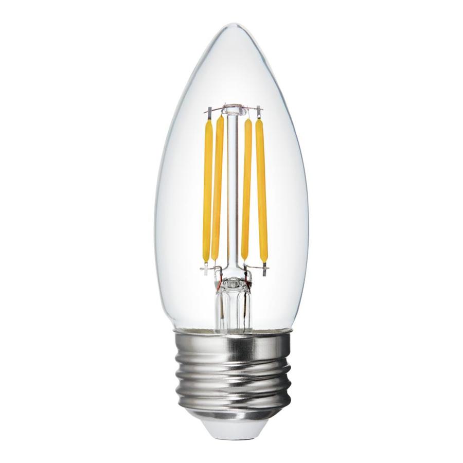 GE Relax 40-Watt EQ B11 Soft White Dimmable Decorative Light Bulb (3 ...