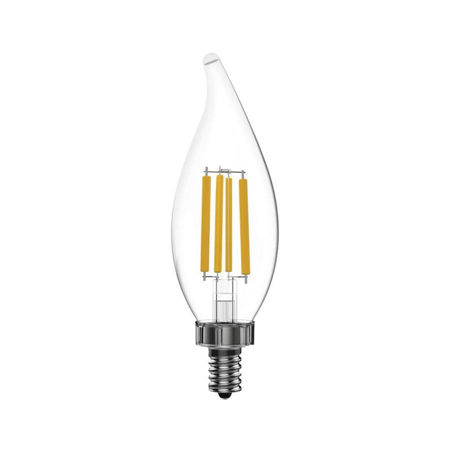 GE Ultra Bright LED 100-Watt EQ CA12 Soft White Dimmable Decorative ...