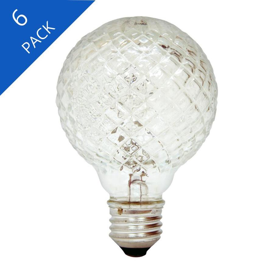 GE 43Watt EQ G25 Dimmable Soft White Globe Decorative Halogen Light