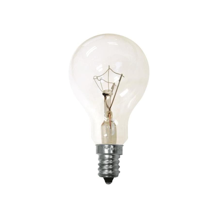 GE Classic 40-Watt Dimmable A15 Light Fixture Incandescent Light Bulb ...