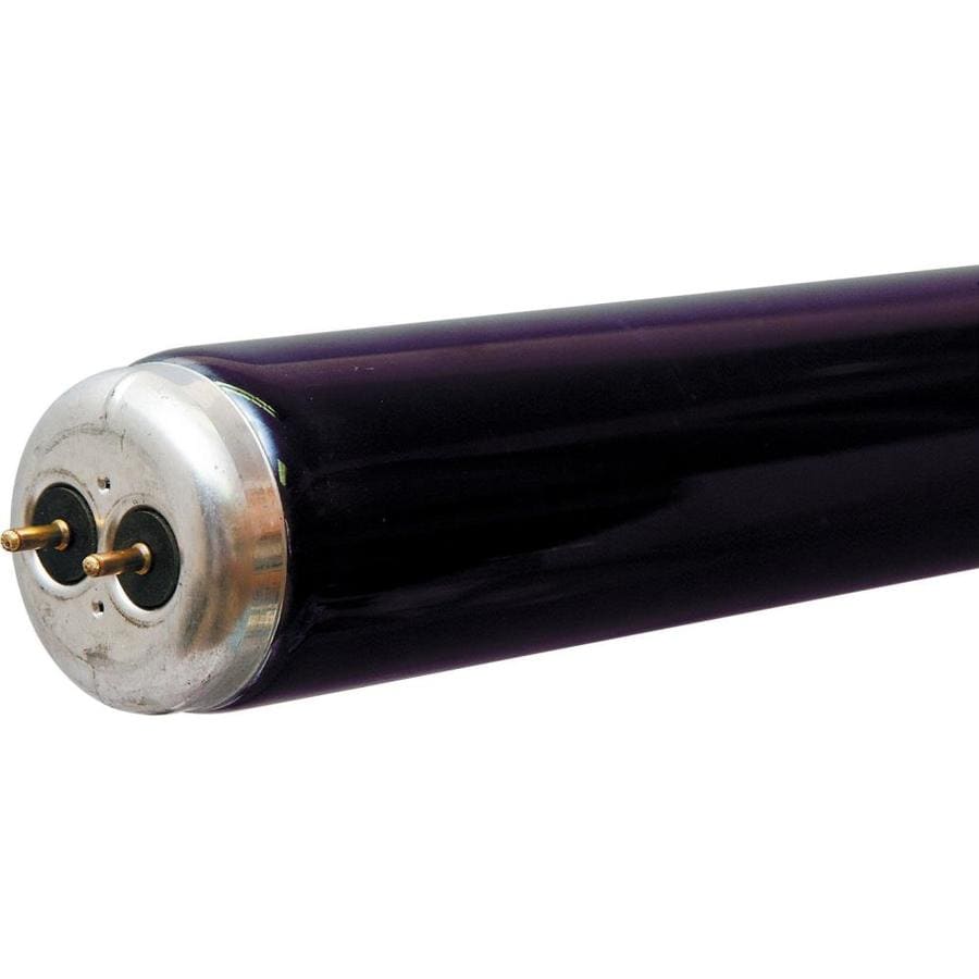 GE 40-Watt 48-in Medium Bi-pin (T12) Black Fluorescent Light Bulb in