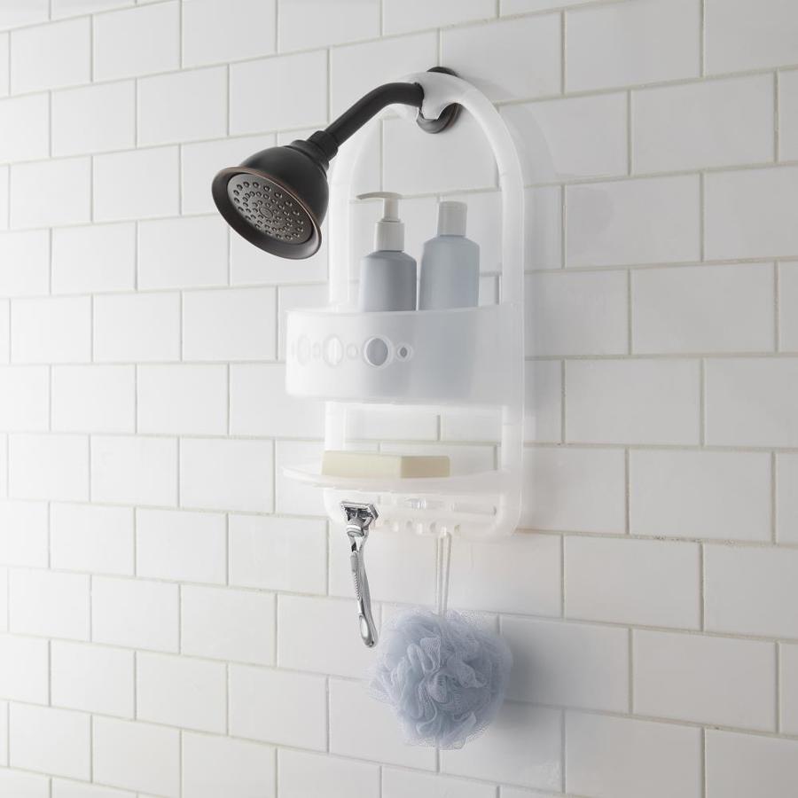 Style Selections Style Selections OvertheShower Caddy, Frosted in the