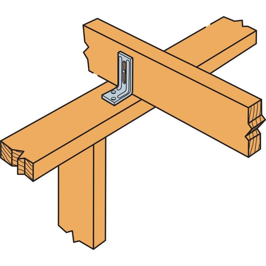 Simpson Strong Tie 4 14 In 18 Gauge Steel Roof Truss Tie In The Straps