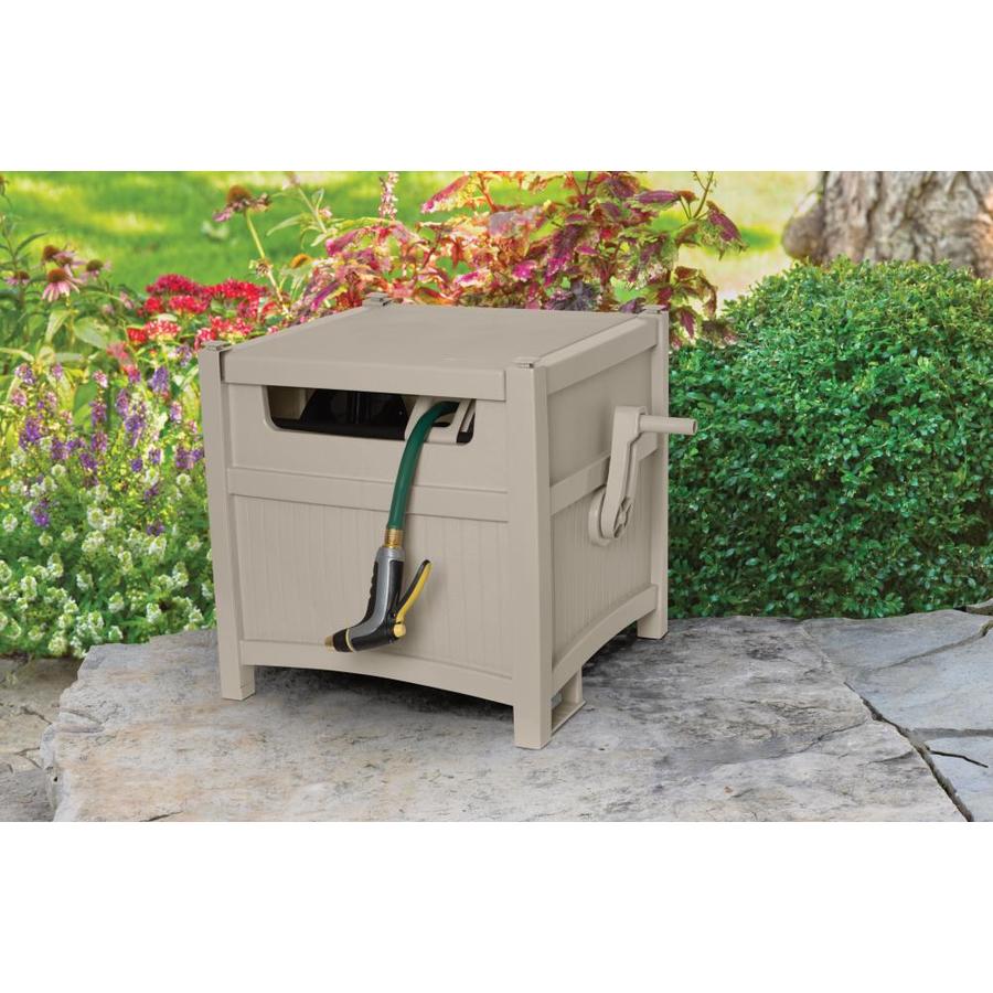 Suncast Suncast Resin Outdoor Hose Hideaway with Hose Guide Durable