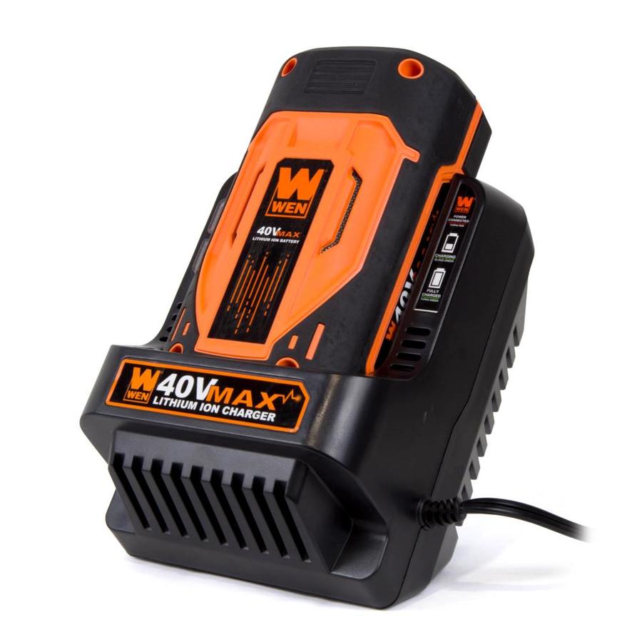 Wen 40 Volt Max 2 Ah Rechargeable Lithium Ion Li Ion Cordless Power Equipment Battery In The 3743