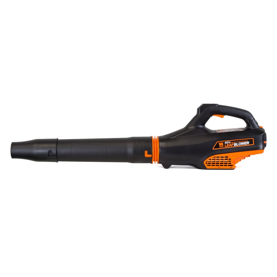 Wen 40v Max Lithium Ion 480 Cfm Cordless Brushless Leaf Blower Battery And Charger Not Included 7998