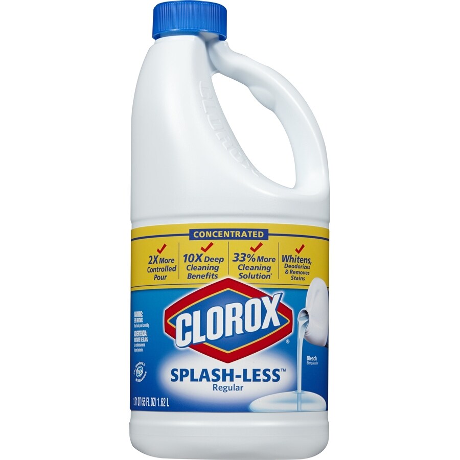 Clorox Splash Less 55 Fl Oz Household Bleach In The Bleach Department At Lowes Com