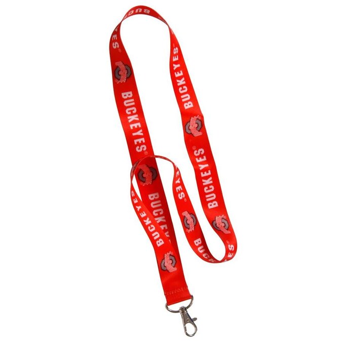 Hillman Ohio State Buckeyes Red, White and Black Lanyard in the Key Accessories department at ...