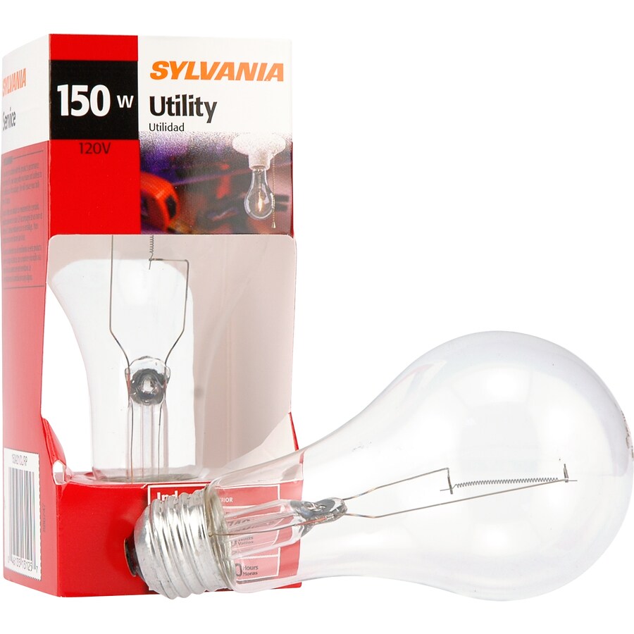 SYLVANIA 150-Watt Dimmable A21 Light Fixture Incandescent Light Bulb In ...