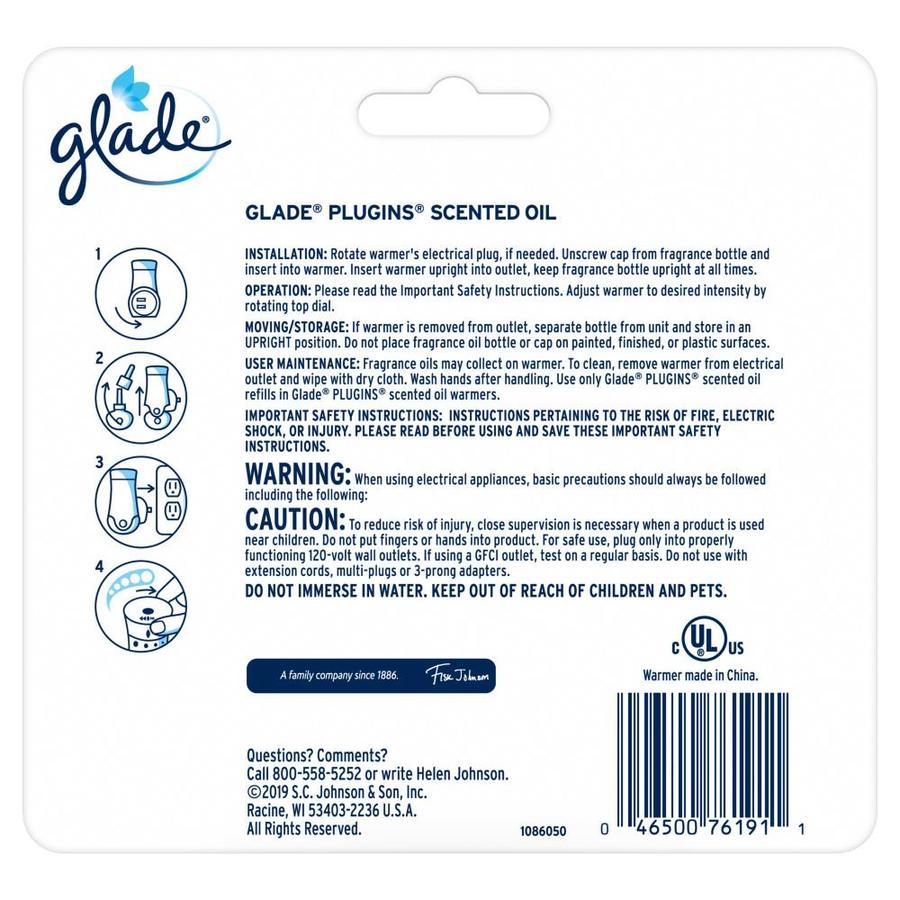 glade plug in car air freshener