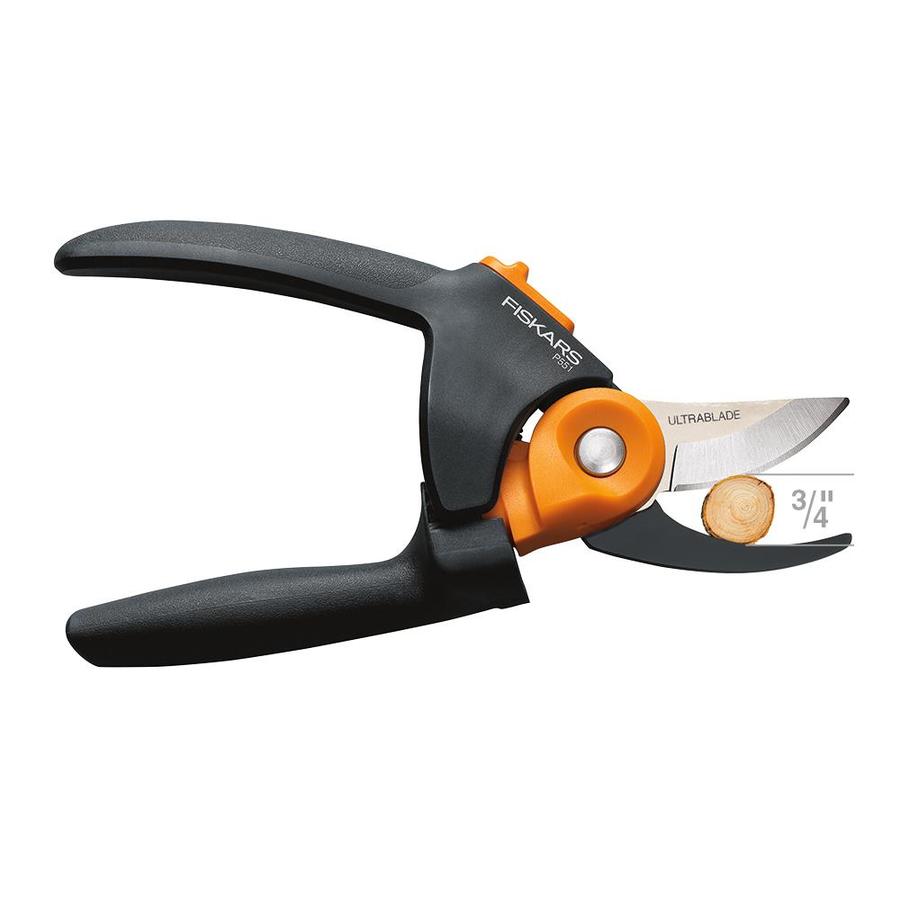 Fiskars Powergear Ii Steel Compound Bypass Hand Pruner With Finger Positioning Handle In The