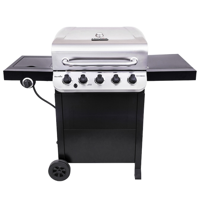 Char-Broil Black And Stainless 5-Burner Liquid Propane Gas ...