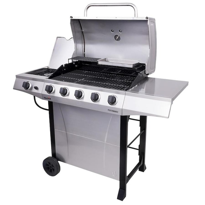 LOWE’S : Char-Broil Performance Silver 5-Burner Liquid Propane Gas Grill with 1 Side Burner $199.00