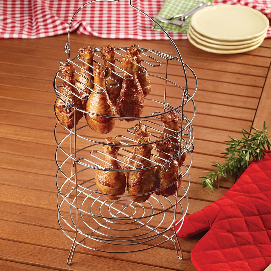 CharBroil The Big Easy 2Pack Steel Chicken Rack in the Grill Cookware