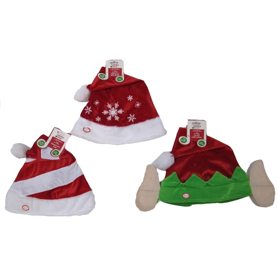 Christmas Plush Santa Hat at Lowes.com