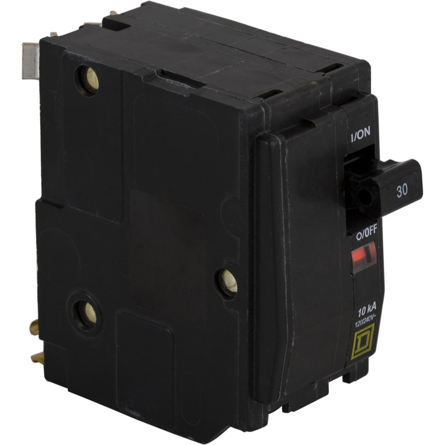 Square D QO 30-Amp 2-Pole Standard Trip Circuit Breaker in the Circuit