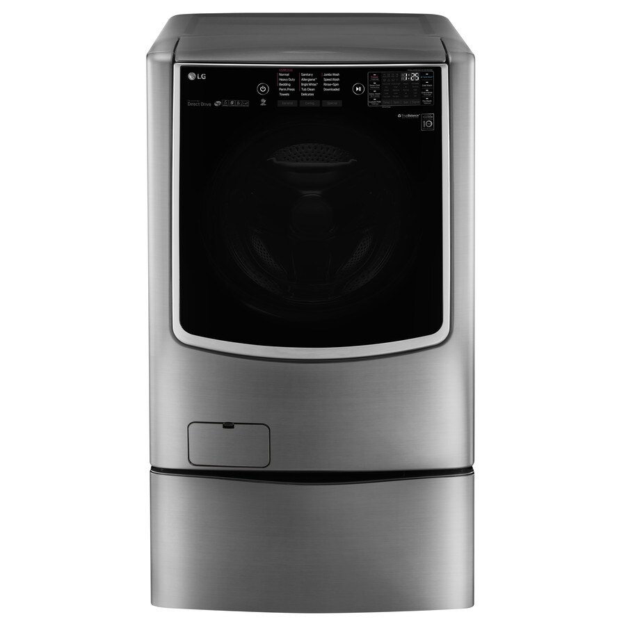 LG TWINWash Compatible 5.6-cu ft High Efficiency Stackable Steam Cycle