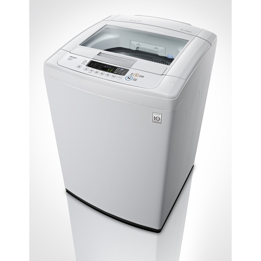 LG 4.5cu ft HighEfficiency TopLoad Washer (White) ENERGY STAR in the