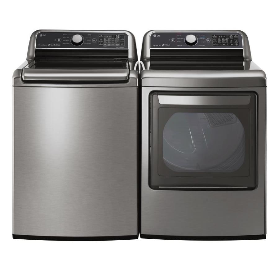 LG EasyLoad Smart WiFi Enabled 7.3cu ft Electric Dryer (Graphite