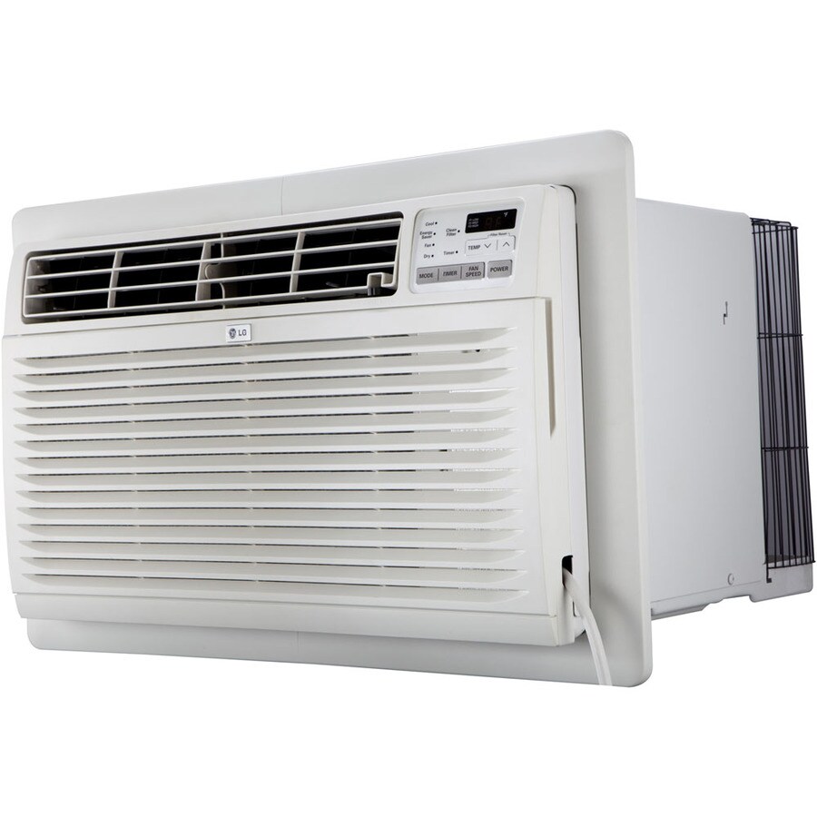 Lg 440 Sq Ft 230 Volt White Through The Wall Air Conditioner In The Wall Air Conditioners Department At Lowes Com