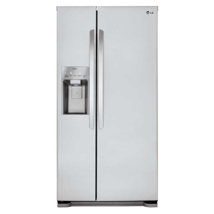 LG 22.1cu ft SidebySide Refrigerator with Ice Maker (Stainless Steel