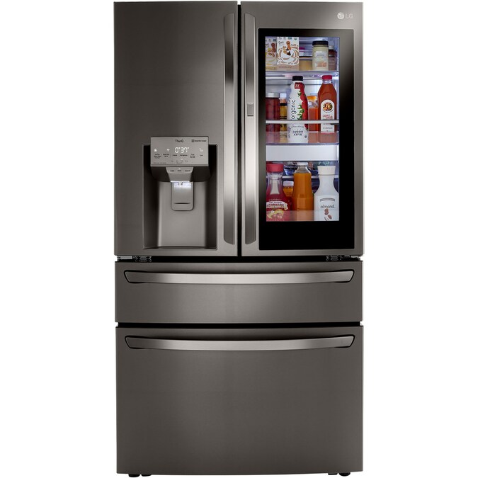LG Craft Ice Smart Wi-Fi Enabled 22.5-cu ft 4-Door Counter ...