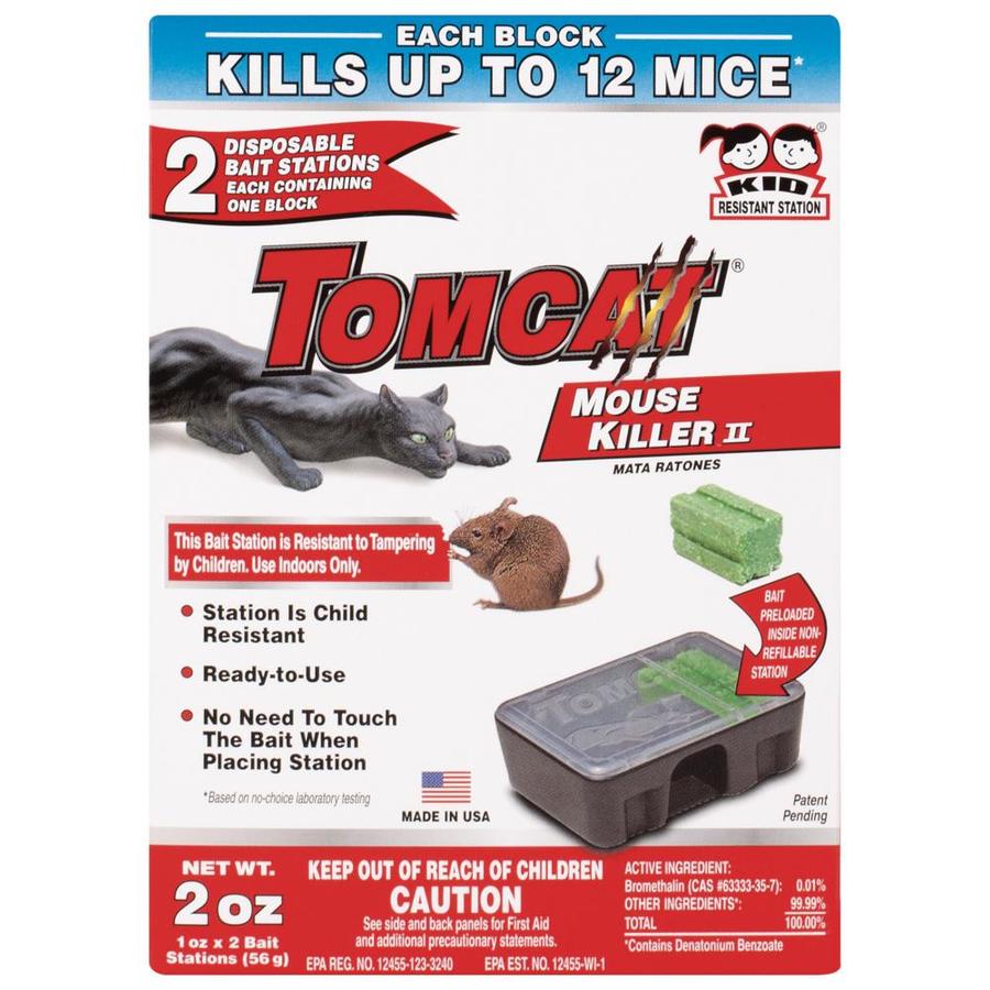 Shop TOMCAT Mouse Killer Ii Tier 3 Disposable Mouse Bait Station 2Pack