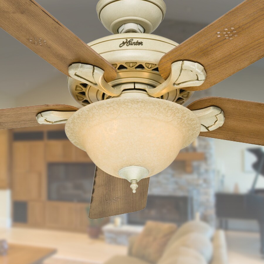 52IN HUNTER LAKE COTTAGE WH CFAN in the Ceiling Fans department at