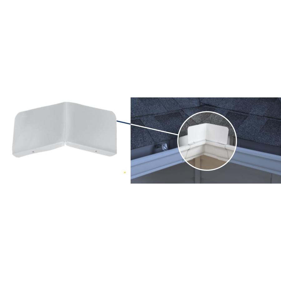 Amerimax Gusher Guard Aluminum Gutter Shield (3in x 0.5833ft) in the