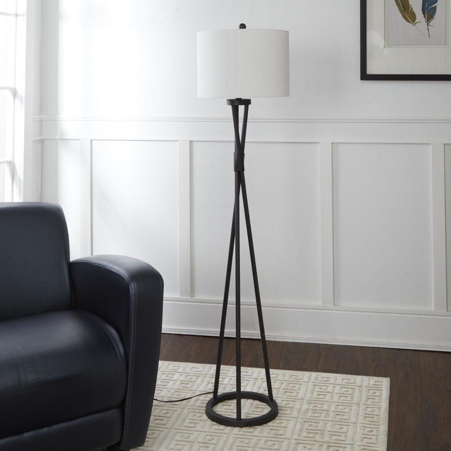 Cheyenne Products 61.75-in Black Shaded Floor Lamp In The Floor Lamps 