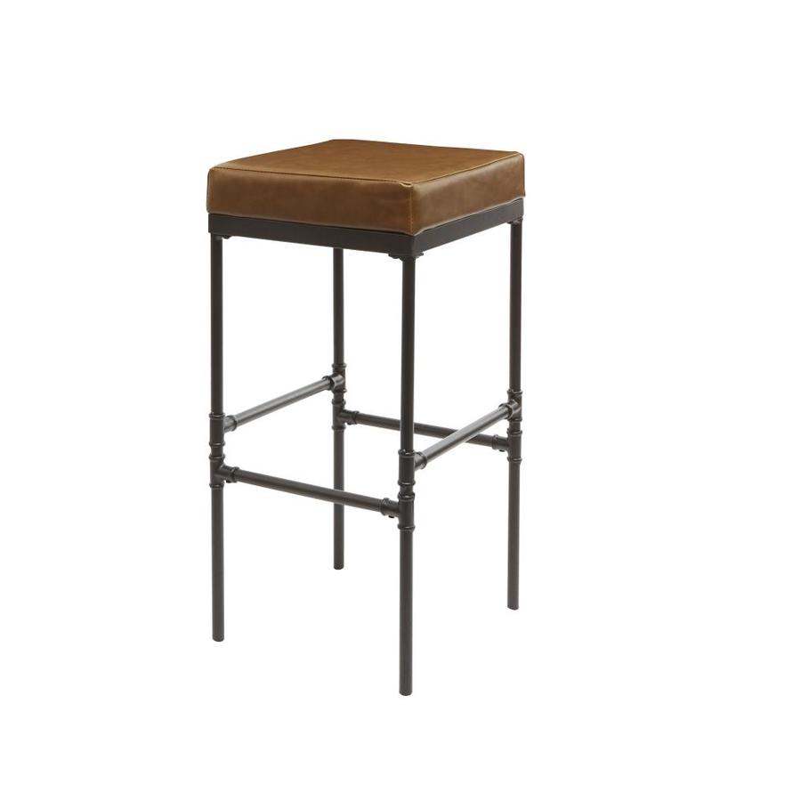 Cheyenne Products Powell Cognac Upholstered Bar Stool in the Bar Stools