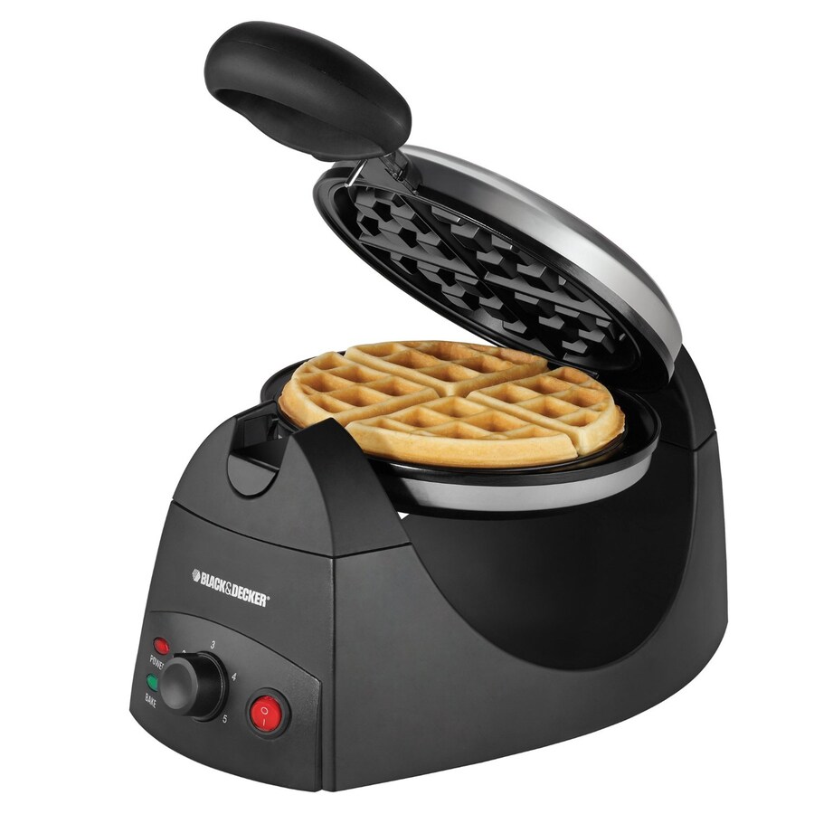 BLACK+DECKER Belgian Flip Waffle Maker in the Waffle Makers department