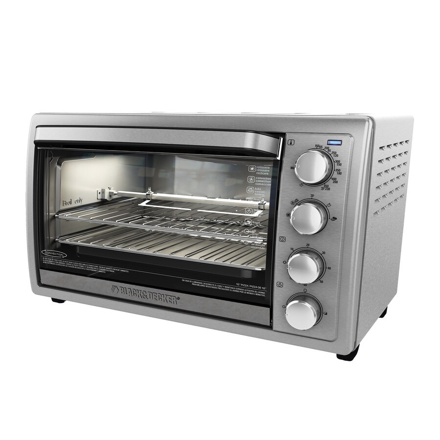 BLACK+DECKER 6Slice Stainless Steel Convection Toaster Oven with