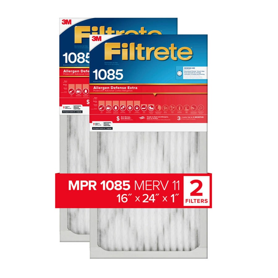 14/"x 24/"x 1/" Rigid Washable Cut to Fit AC Furnace Air Filter 2pack