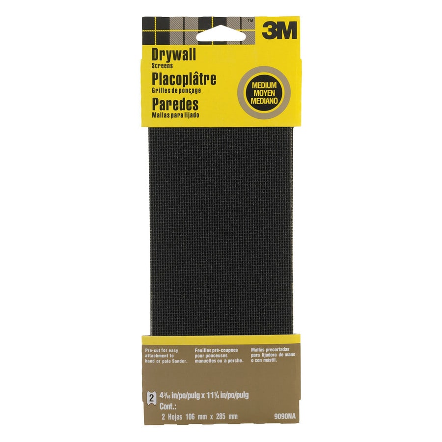 M Pack In W X In L Grit Commercial Drywall Sandpaper