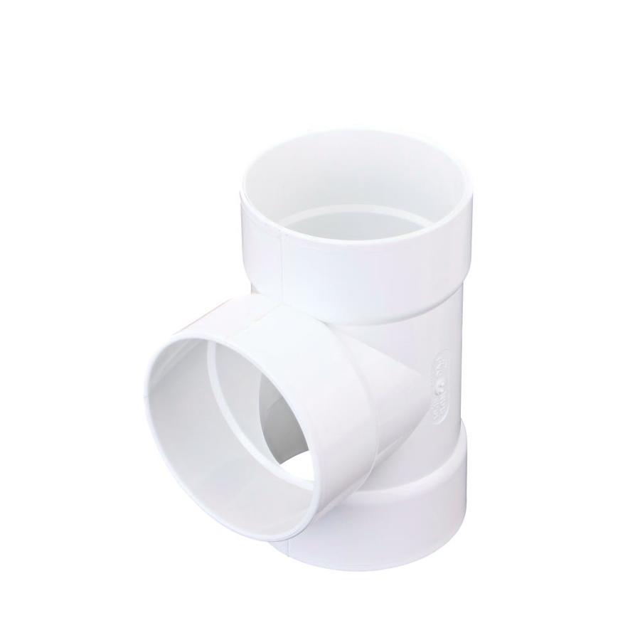 PVC 4in x 4in x 4 dia Tee in the PVC DWV Pipe & Fittings department