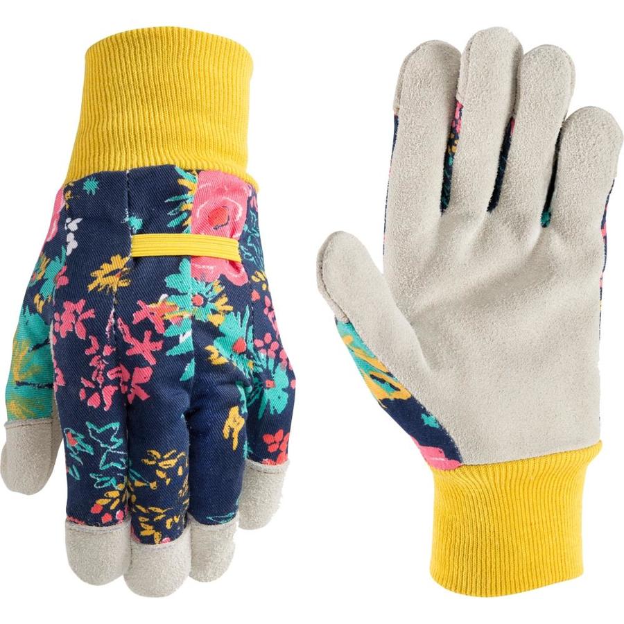 women's wool gloves leather palms
