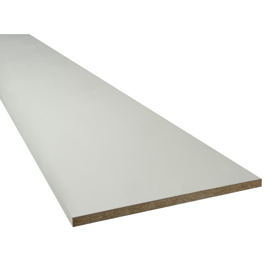Shop Particle Board 15.25-in W x 48-in L x 0.75-in D White Shelf Board
