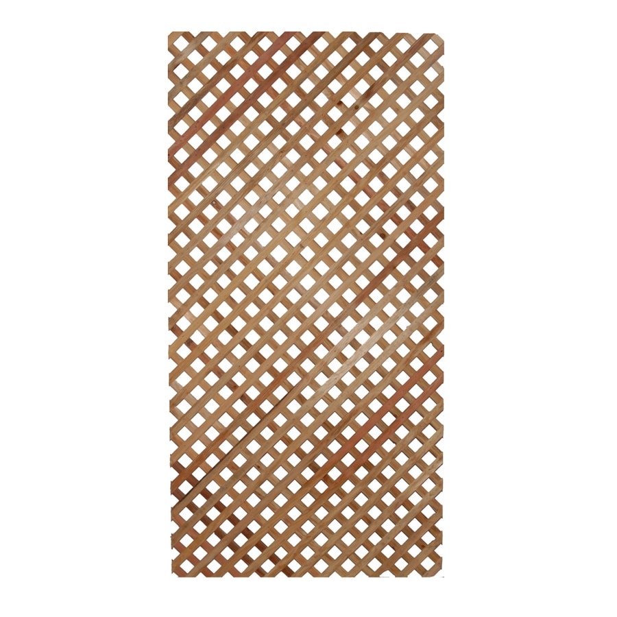 Shop 1/4" x 4' x 8' Select Redwood Lattice at