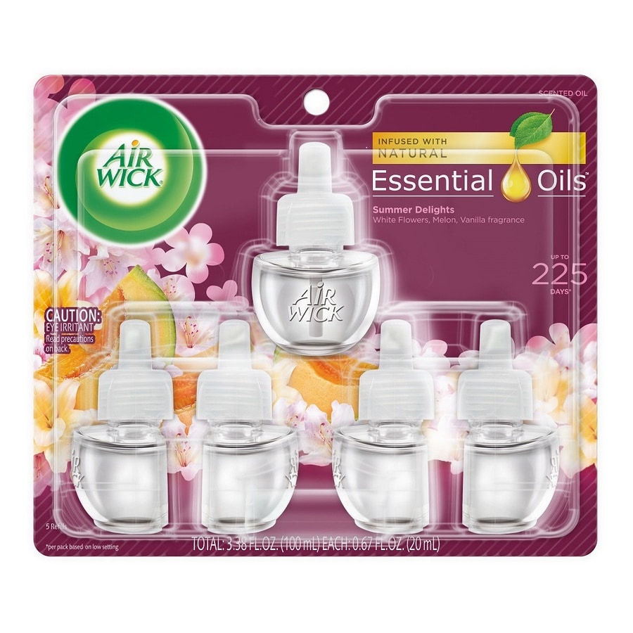 Air Wick 5 Pack Summer Delights Refill Air Freshener In The Air Fresheners Department At Lowes Com