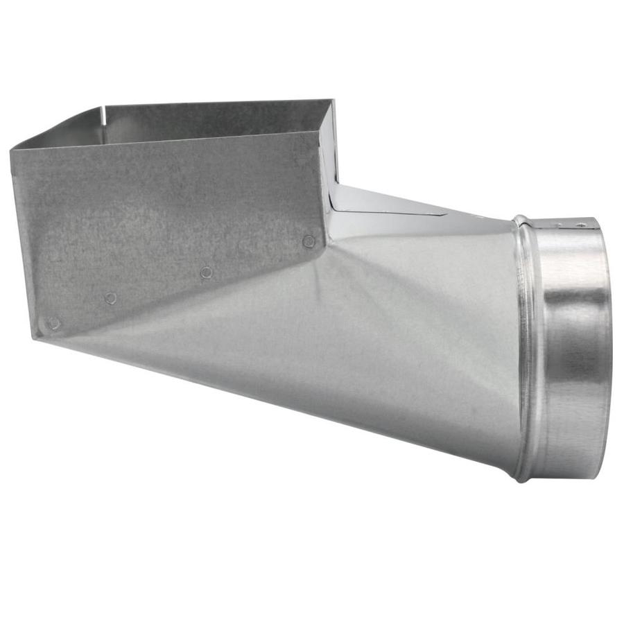 IMPERIAL 12-in x 6-in x 6-in Galvanized Steel 90 Degree Register Duct