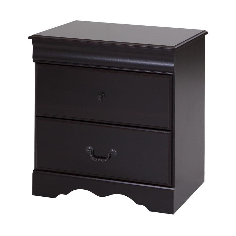 South Shore Furniture Vintage Dark Mahogany Nightstand In The Nightstands Department At Lowes Com