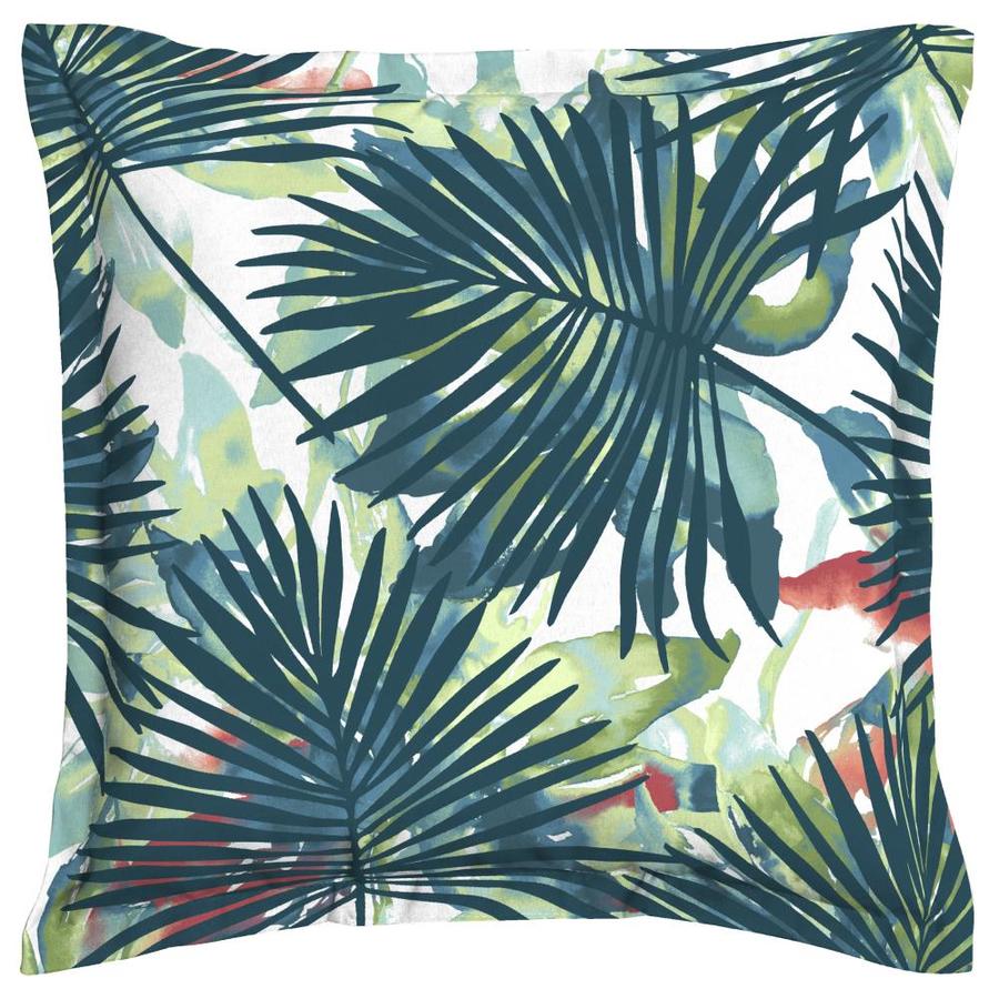 allen + roth Palm Leaf Throw Pillow in 