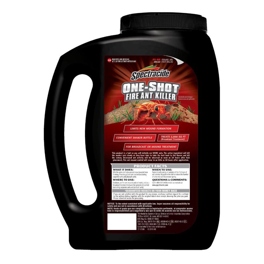 Spectracide One Shot Fire Ant Killer 15 Lb Fire Ant Bait In The Pesticides Department At