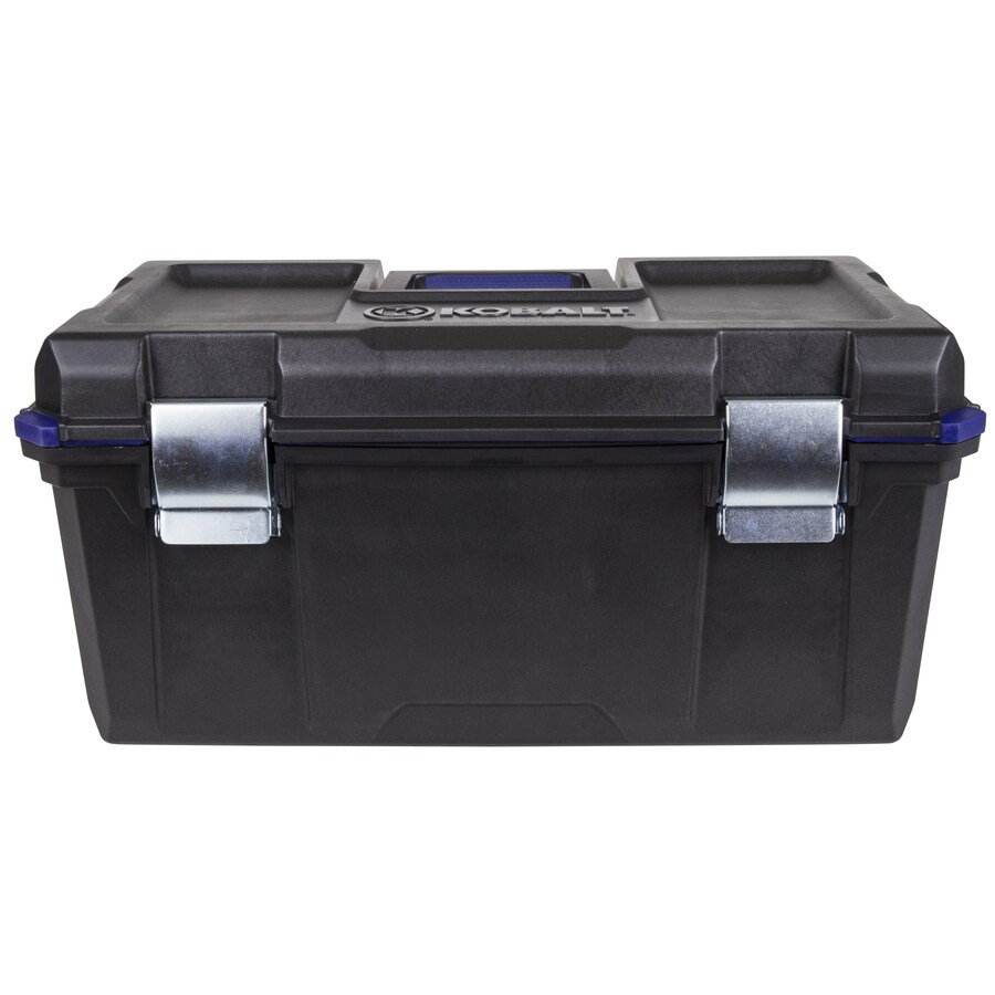 Kobalt Zerust 22 In Black Plastic Lockable Tool Box In The Portable