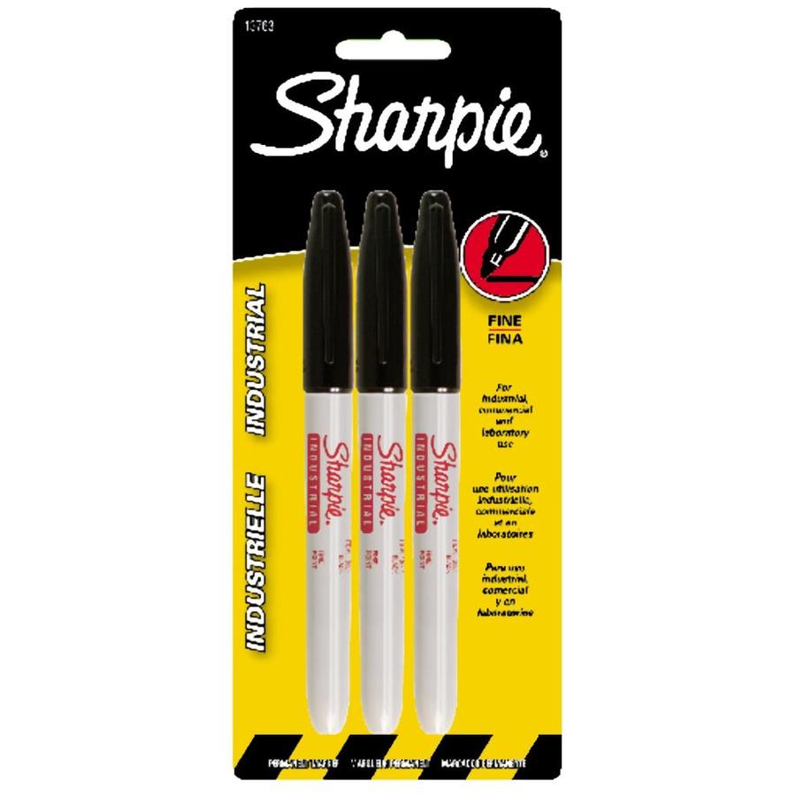 Shop Sharpie Black Industrial Fine Point Permanent Marker at