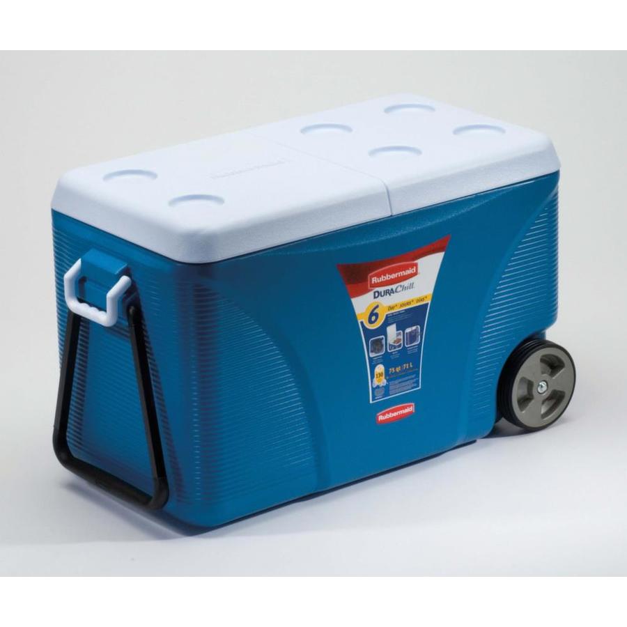 Rubbermaid Rubbermaid 75 Qt Wheeled Cooler in the Portable Coolers